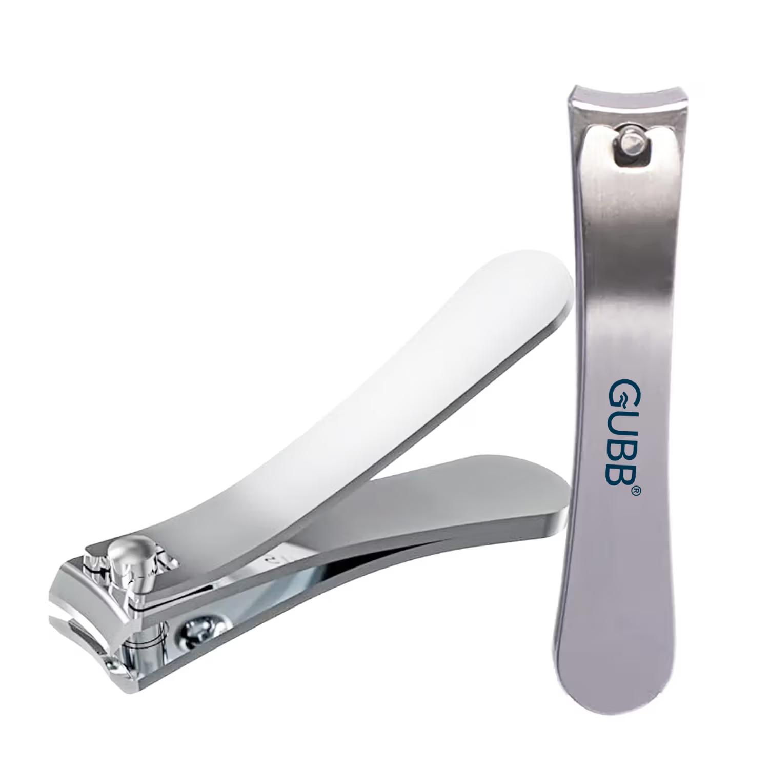 Gubb - Curved Nail Clipper - For Men & Women, - Stainless Steel Nail Cutter