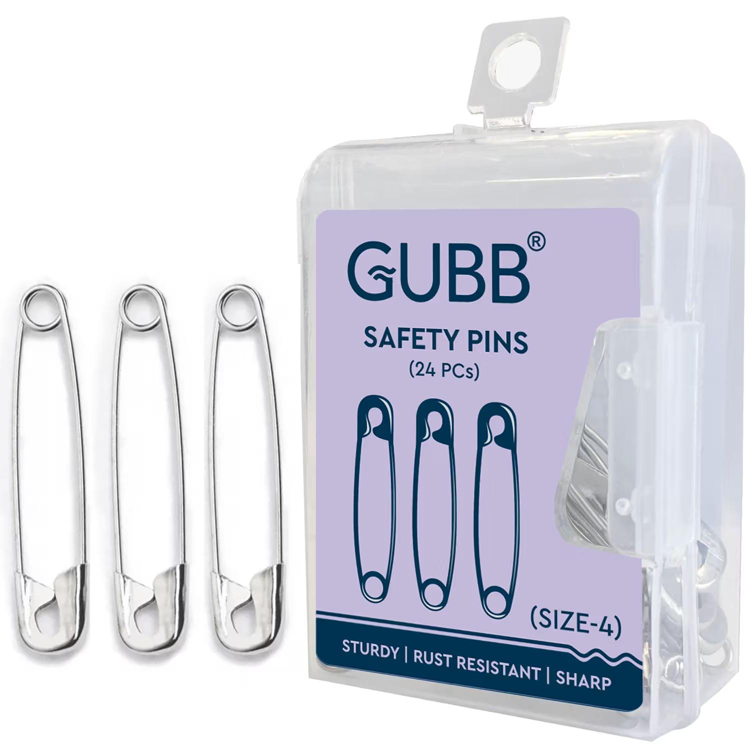 Gubb - Safety Pins For Clothes - Size-4