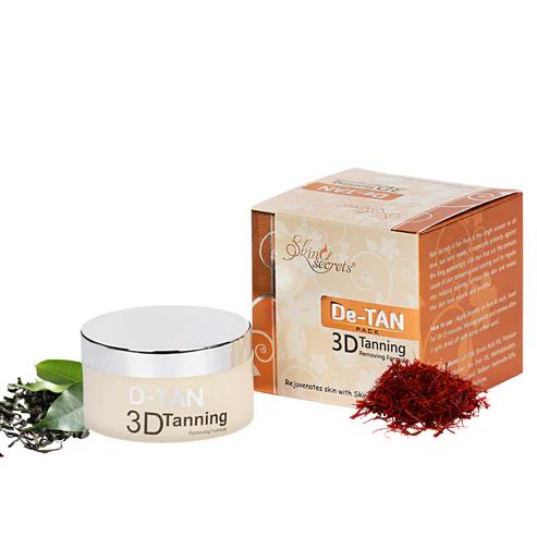 Skin Secrets - De-Tan Pack - with Saffron Extract for Instant Tan Removal