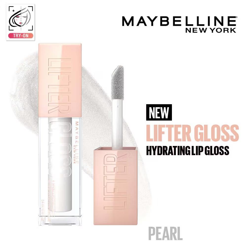 Maybelline New York - Pearl - Lifter Gloss ,- Tinted Lip Gloss With Hyaluronic Acid