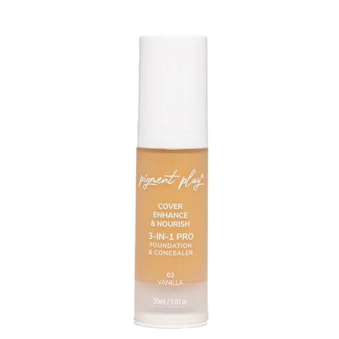 Pigment Play - Vanilla - Foundation & Concealer: