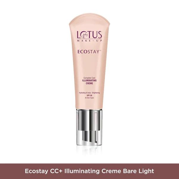 Lotus Make-Up - Bare Light - Ecostay - CC Complete Care Illuminating Crème SPF 30