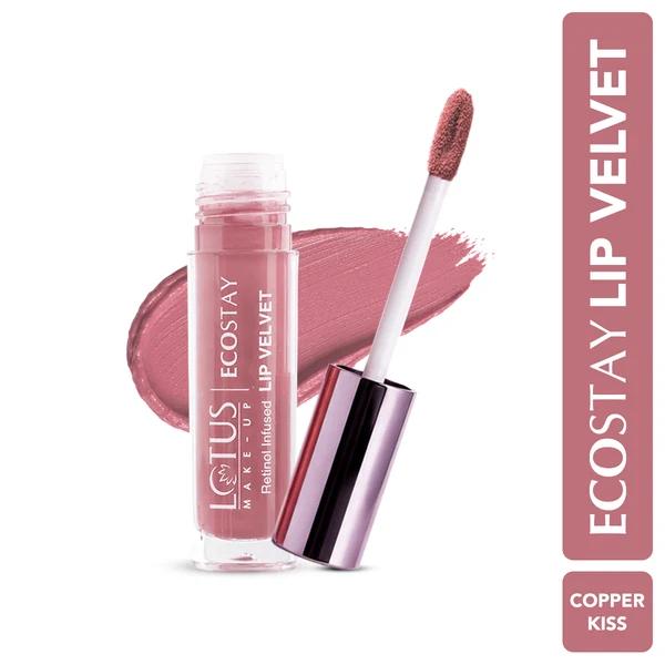 Lotus Make-up - Copper Kiss - Ecostay-Lip - Velvet Matte Lip Color with Retinol