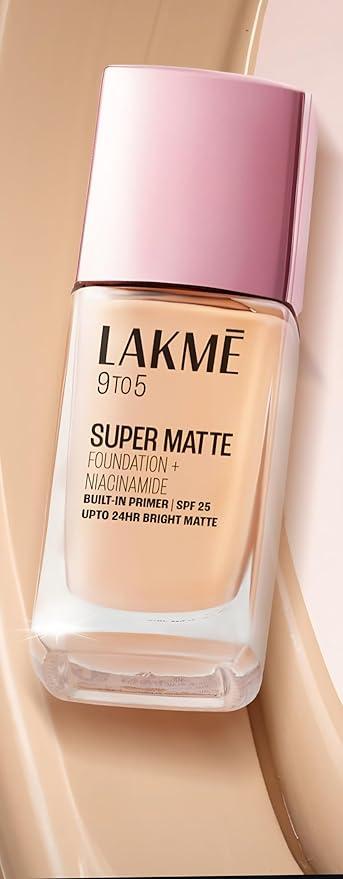 Lakme 9TO5 - Cool Ivory - Supermatte Foundation Niacinamide