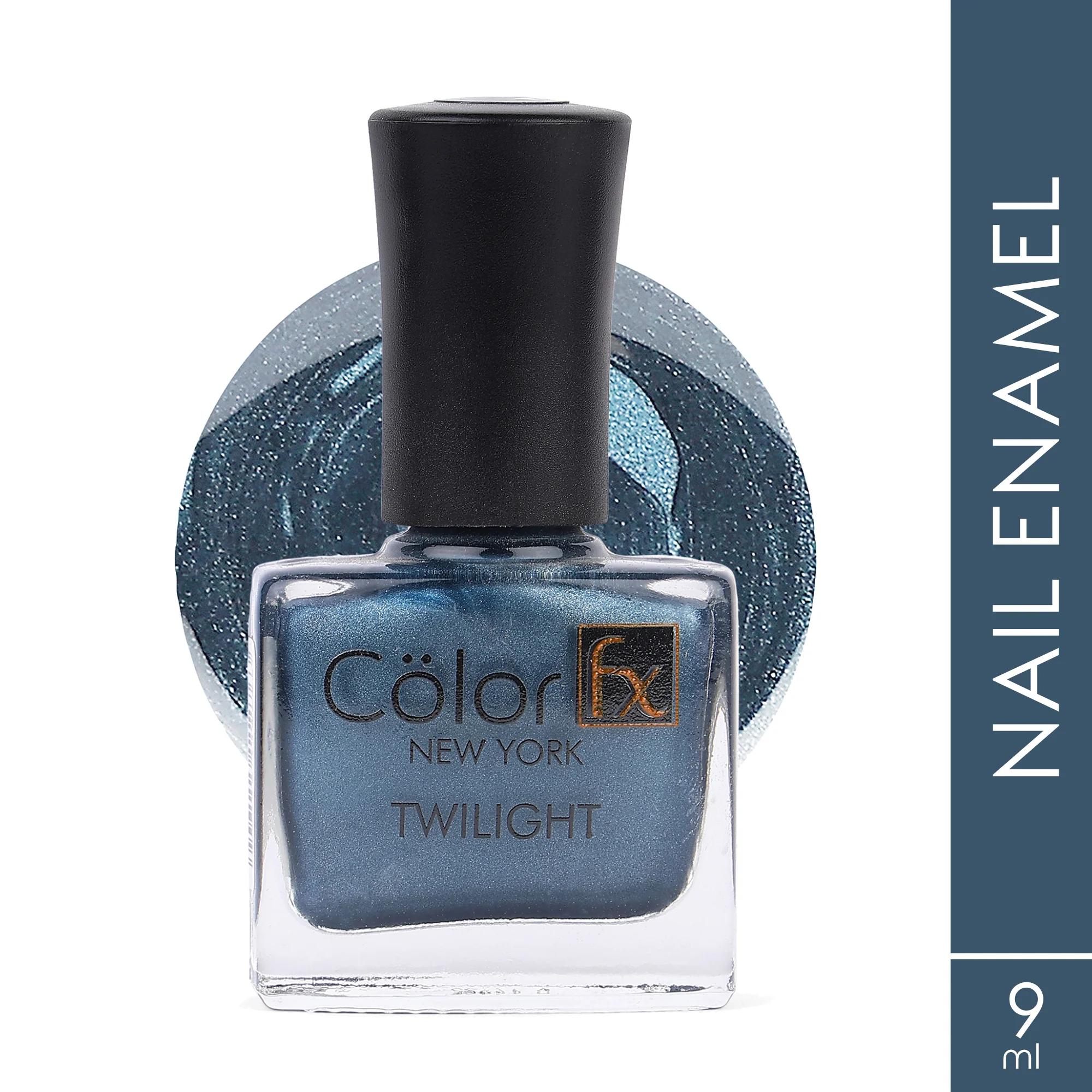 Color Fx - Blue Teal - Twilight Metallic Matte Nail Polish
