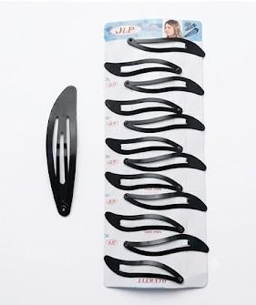 J.P High Profile - TicTok Pins-Hair Clips - Strip with 6 Pairs