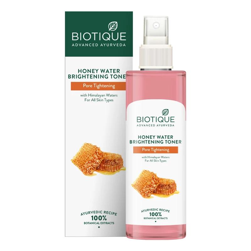 Biotique - Honey Water Brightening Toner - Pore Tightening