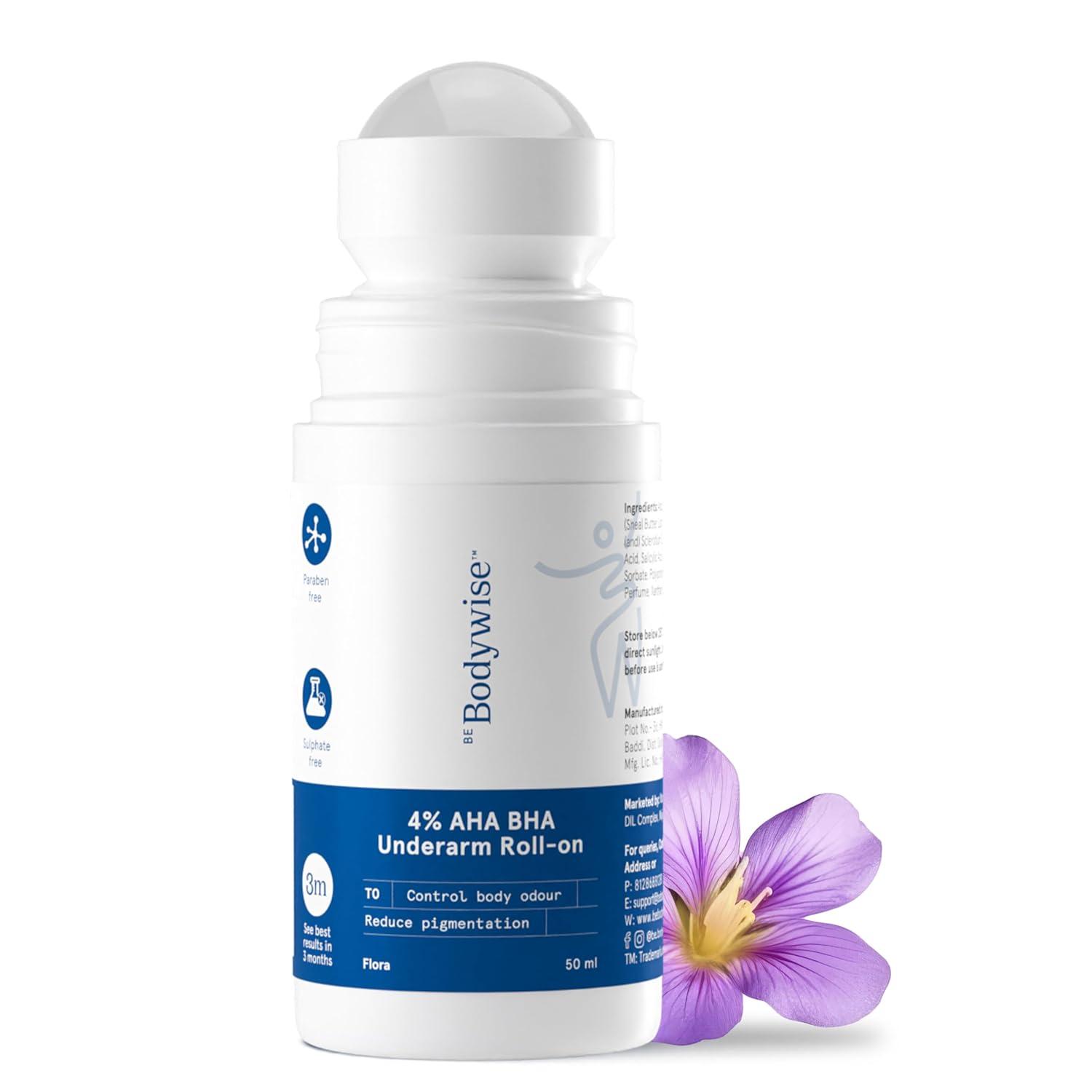 Be Bodywise - Flora - 4% AHA BHA Underarm Roll-on