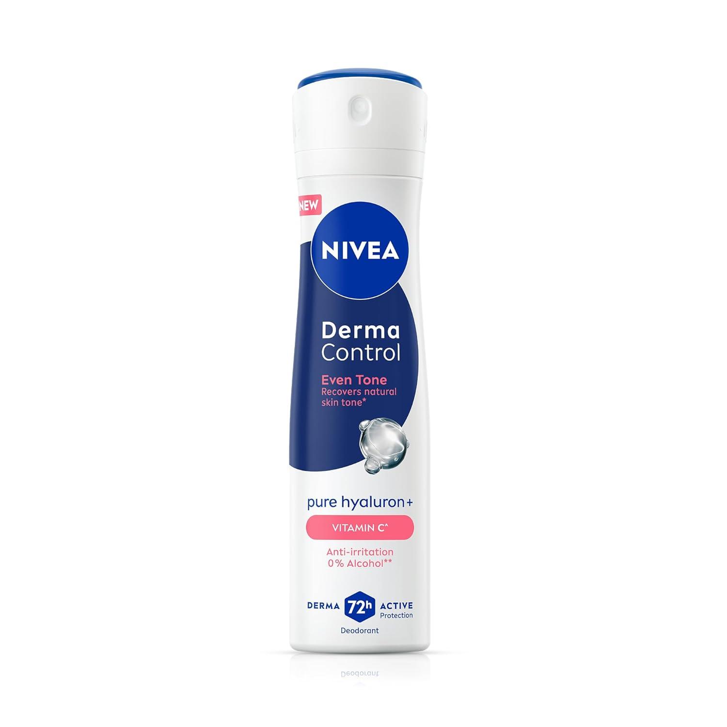 Nivea - Even Tone - Derma Control - 0% Alcohol, Pure Hyaluron & Vit C